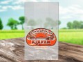 Abbildung: LDPE Polybeutel als Brotbeutel mit Druck - 140+80x270 mm