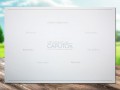 Abbildung: Tischset und Tablettpapier mit Druck, Offsetpapier weiß - 420x298 mm