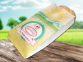 Abbildung: Brötchentüten mit Druck weiß 20+7x45 cm