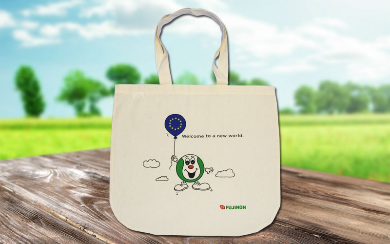 bedruckte Baumwolltasche Emden runde Ecken 46x42 cm