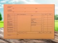 Abbildung: bedruckter Block quer mit Leimbindung aus Offsetpapier - 210x147 mm 