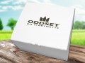 Abbildung: bedruckte Stanzverpackung mit Steckverschluss, Wellpappe weiß - 420x373x215 mm