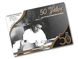 Broschüre Jubiläum 50 Jahre Broschüre - Jubiläum 50 Jahre - Papier Brinkmann GmbH