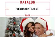 Weihnachts-Prospekt für Tragetaschen, Geschenkpapier, Geschenkbänder