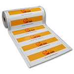 Bild Einschlagpapier mit Firmendruck