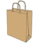 Skizze Papiertasche - Typ Trier