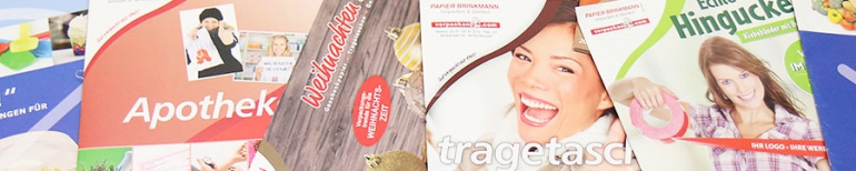 Prospekte und Kataloge