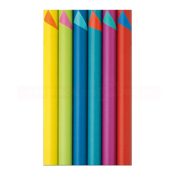 Geschenkpapier Röllchen 70 cm - 2-Color beidseitig - 25er