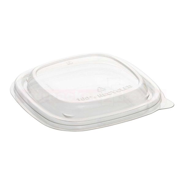Bowls SQUARE quadratisch - DECKEL - transparent, rPET