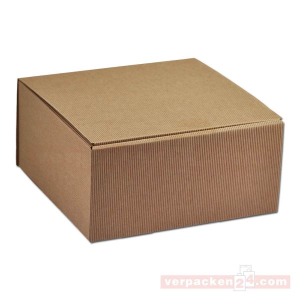 Geschenkkartons - Allround Natur - offene Welle