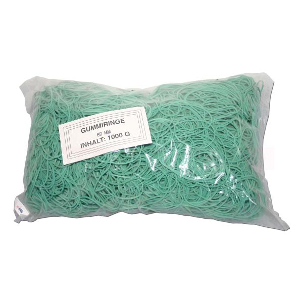 Gummiringe - grün - 60 mm