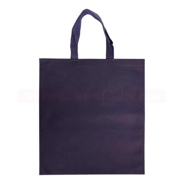 Non-Woven Tragetasche Kiel, dunkelblau, 2 kurze Henkel - 38x42cm