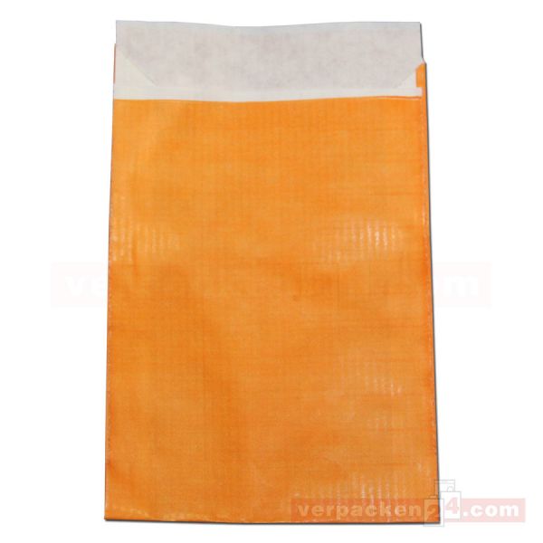 Flachbeutel (2N), Vollfläche uni orange