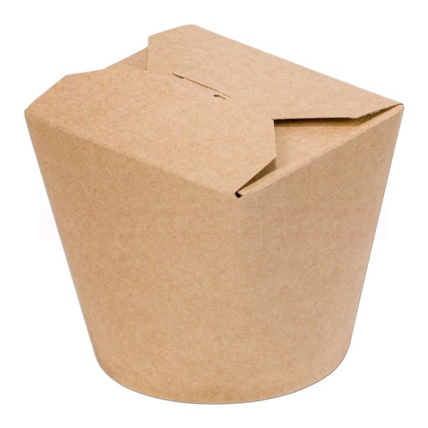 Deli-Boxen, Asia Noodle-Box - braun - aus Hartpapier