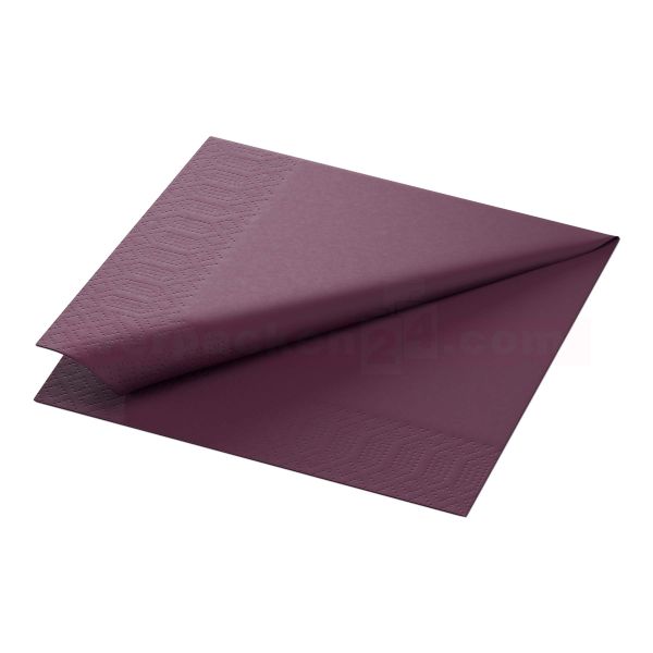 DUNI Zelltuch-Servietten, 3-lg, 1/4 Falz, 33x33cm - lila