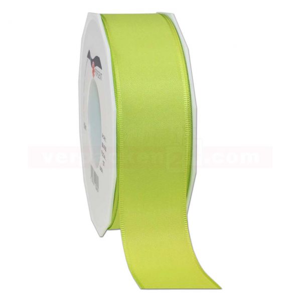 Seidenband - Europa - Rolle 50 m, 40 mm - hellgrün (127)