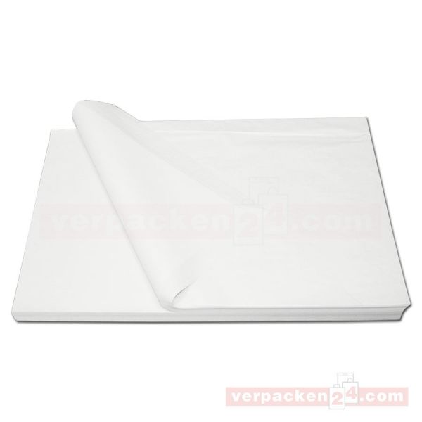 Natronseiden, weiß 25 g - 75,0x100 cm - 1/1 Bogen