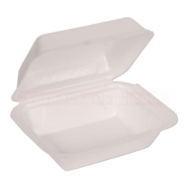 Thermo-Menübox, weiß, HP 2 - ungeteilt - 185x133x75 mm