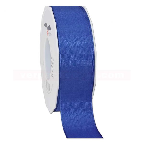 Seidenband - Europa - Rolle 50 m, 40 mm - blau (614)