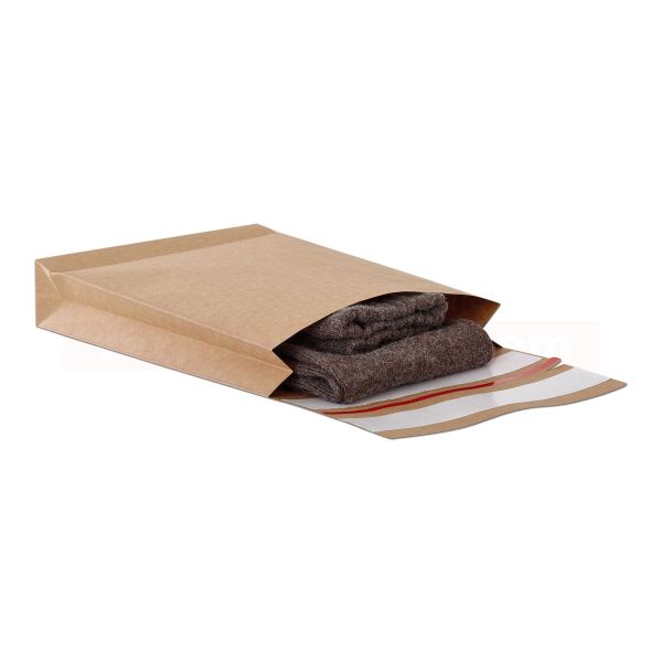 Versandverpackung Papier FSC® - E-Commerce Mailer - Klebestreifen