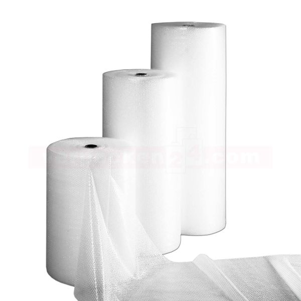 Luftpolsterfolie, transparent, Rolle à 100 m - Noppenfolie