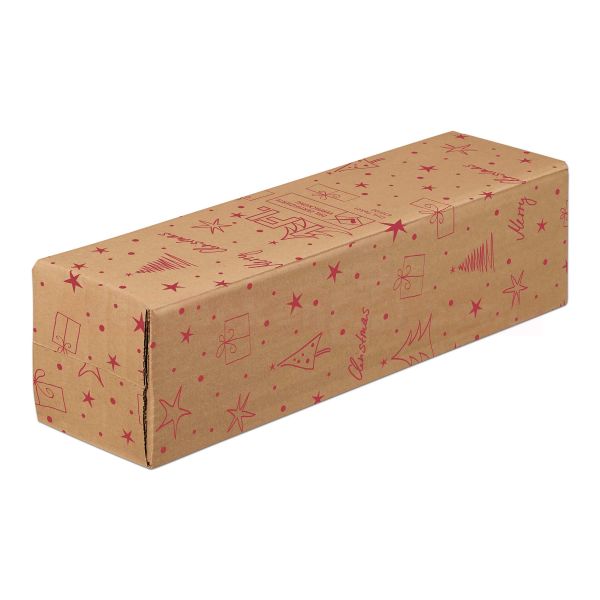 Versandkarton DU-LOG Merry Christmas, 1 Flasche - Umkarton - PTZ-Postgeprüft