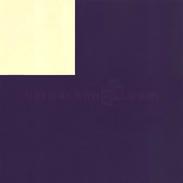 Geschenkpapier, neutral E 5011, Rolle 70 cm - violett/creme