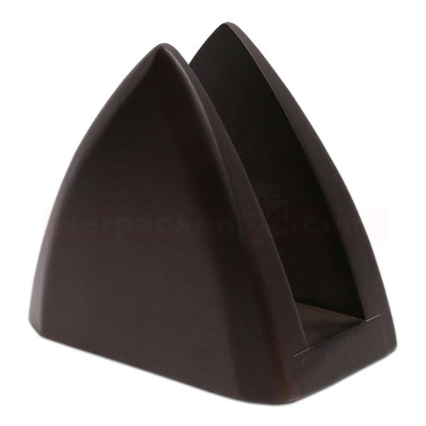 Serviettenhalter KIBU, für Servietten - Massivholz dunkel 15x13cm