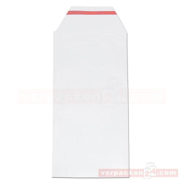 Versandtaschen, Euromail, transp., Klappe - 165x220+30 mm