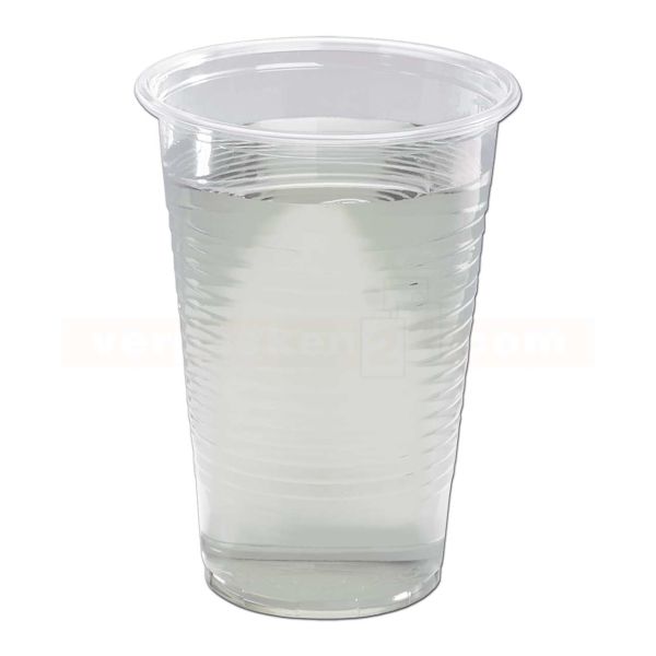 Ausschankbecher Polystyrol, klar - Trinkbecher Plastik