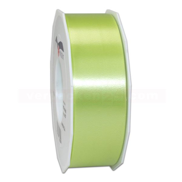 Glanzband auf Rolle 091 mtr., 40 mm - hellgrün (027)