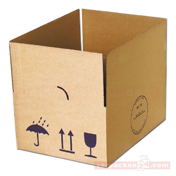 Wellpapp-Faltkartons SIMPLE BOX, braun 1-wellig