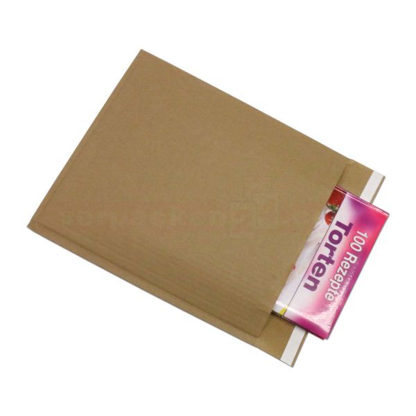 Versandtaschen Wellpappe WaveBag - Kraftpapier braun