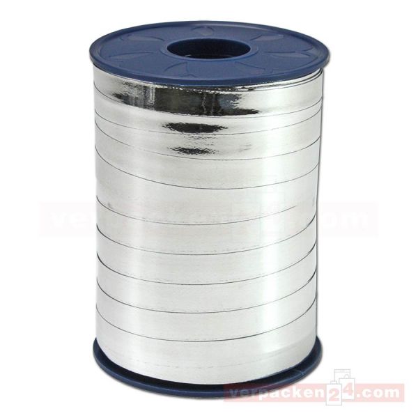 Glanzband metallisiert - 10 mm - Rolle 250 m - silber (631)