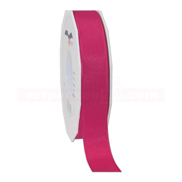 Seidenband - Europa - Rolle 50 m, 25 mm - magenta (606)