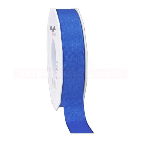 Seidenband - Europa - Rolle 50 m, 25 mm - blau (614)