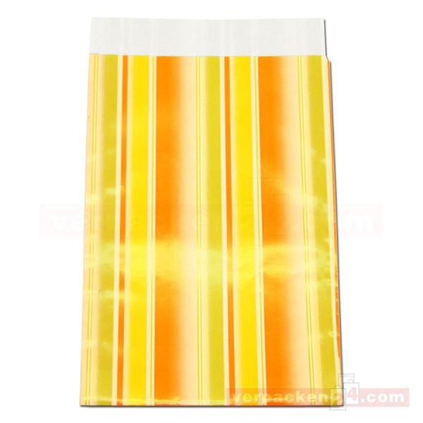 Geschenkflachbeutel, neutral 11112 - orange + gelb