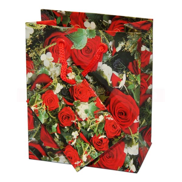 Papiertragetasche Regensburg DESIGN - Rote Rosen