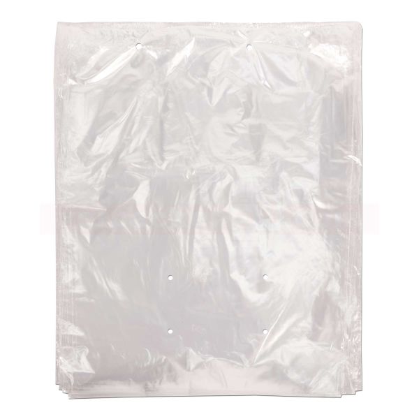 LDPE-Abreißbeutel, transparent, geblockt - vorgeöffnet