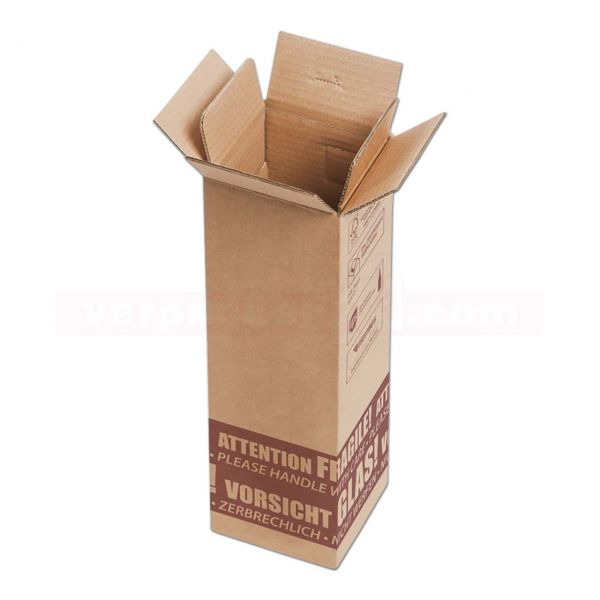 Flaschenversandkarton, 1 Flasche - Versandverpackung PTZ