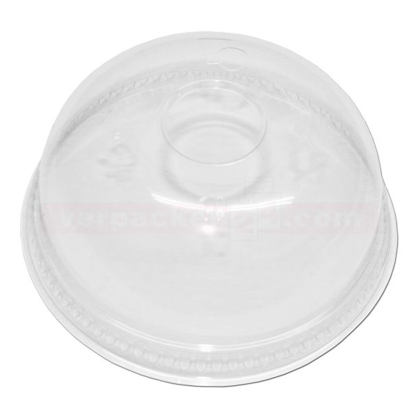 Clear Cup Domdeckel gewölbt PET, klar