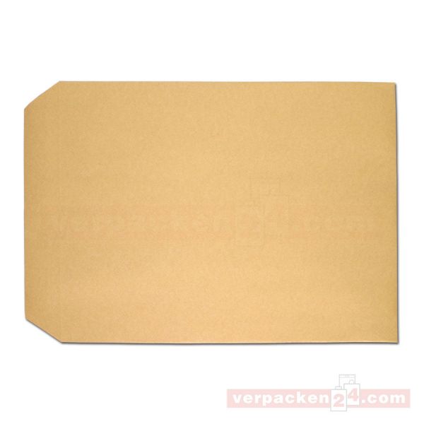 Versandtaschen braun, 110 g, SKL. o. Fenster - C4 - 229x324 mm