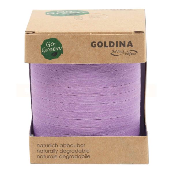 Baumwoll-Ringelband 5 mm, Rolle 200 mtr - lila (062)