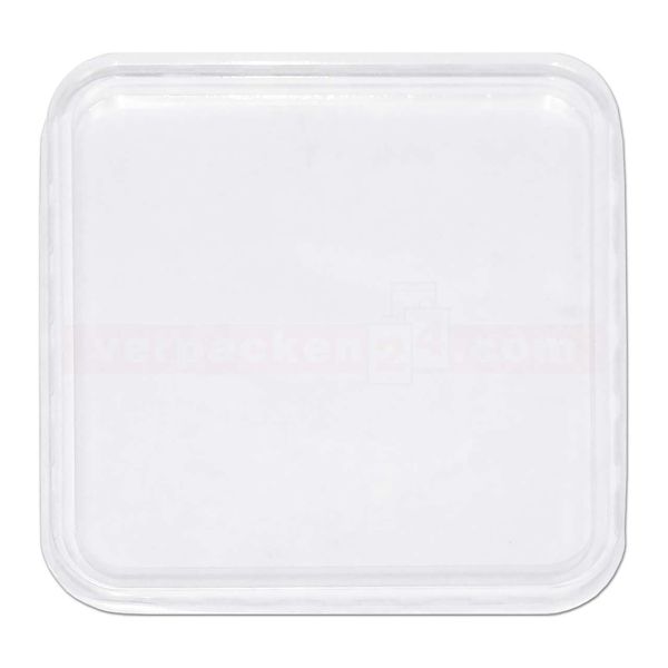 Verpackungsbecher NP eckig - Deckel - Polystyrol klar - Nr. 270