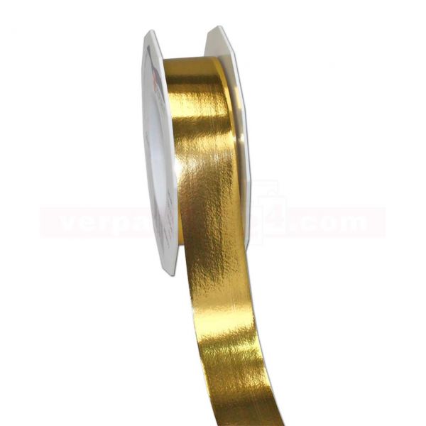 Glanzband metallisiert - 25 mm - Rolle 25 m - gold (634)