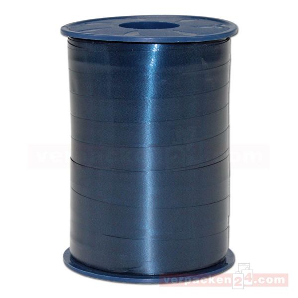 Glanzband auf Rolle 250 mtr., 10 mm - dunkelblau (624)