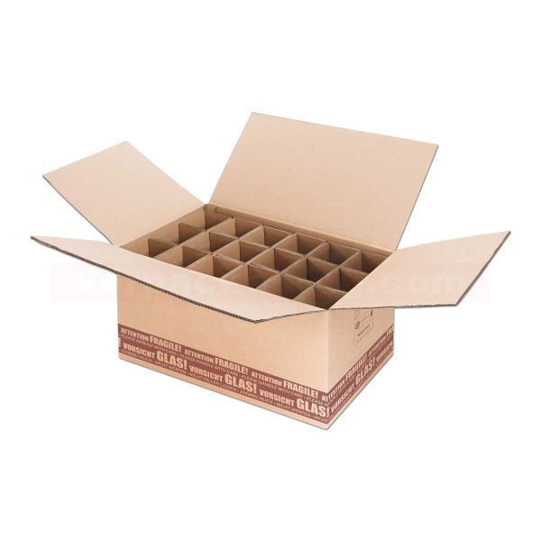 Flaschenversandkarton, 18 Flaschen - Versandverpackung PTZ