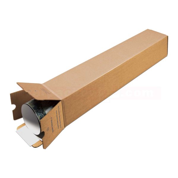 Versandhülsen Quattropac, braune Wellpappe stabil - FSC®