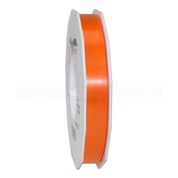 Glanzband auf Rolle 091 mtr., 15 mm - orange (620)