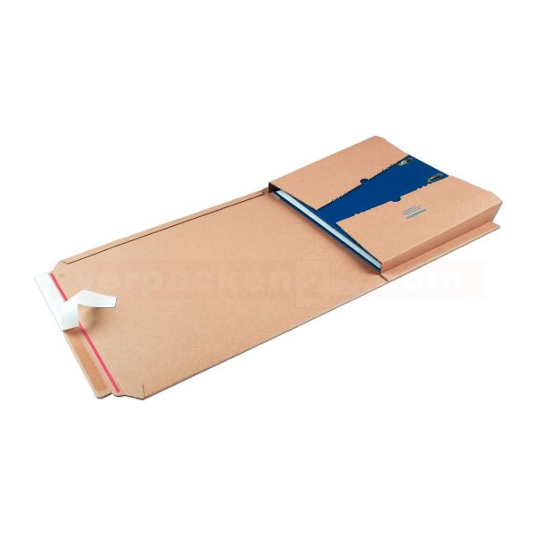 Universalverpackung Ordnerpac, Wellpapp-Wickelverpackung braun - FSC®
